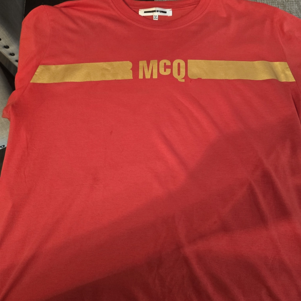 MCQ Alexander McQueen t-shirt red XL